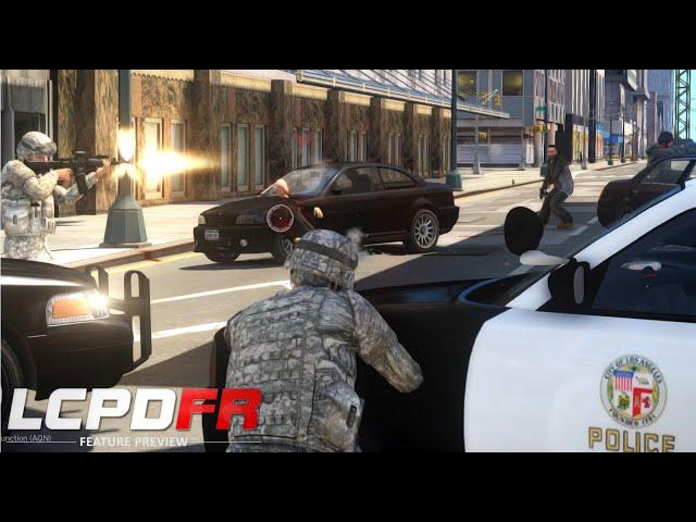 GTA 4 NATIONAL GUARD RIOT - Scenario mission