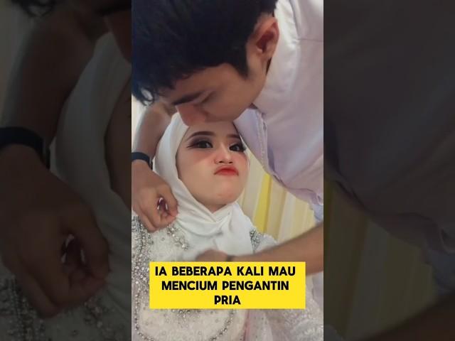 momen romantis ketika pengantin wanita tidak sabar untuk malam pertama ‼️#romantis #nikah #manten