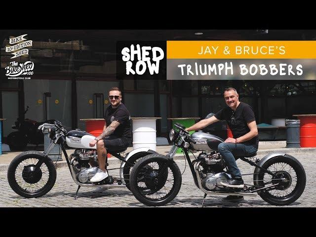 Triumph 1971 Bobbers by Bruce and Jay - Bike Shed London 2019