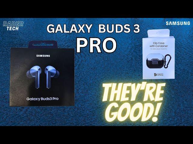 Samsung Galaxy Buds 3 Pro | Unboxing & Walkthrough of the Galaxy Wearable App