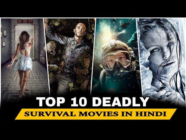 Top 10 Best Survival Movies In Hindi | Survival Movies 2024 | Netflix & Amazone prime |