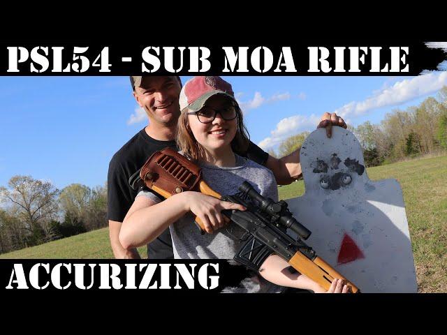 PSL54 Sub MOA Rifle in hands of teenager...Accurizing it in 3 easy steps!