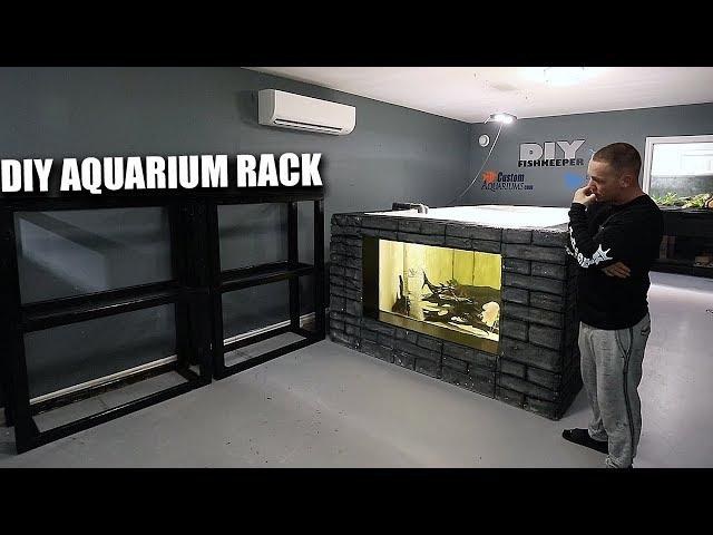 DIY AQUARIUM RACKS!! THE KING OF DIY