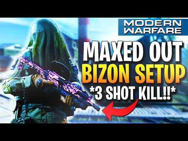 3 SHOT KILL BEST PP19 BIZON CLASS SETUP MODERN WARFARE! (PP19 Bizon Best Class Setup COD MW)