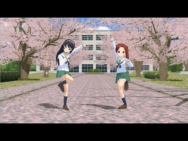 [MMD] ViVa Happy (Girls und Panzer)