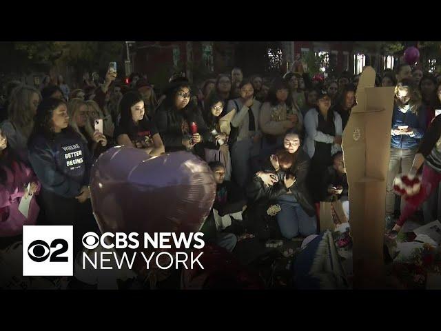 Memorial for Liam Payne draws hundreds to Washington Square Park in New York City