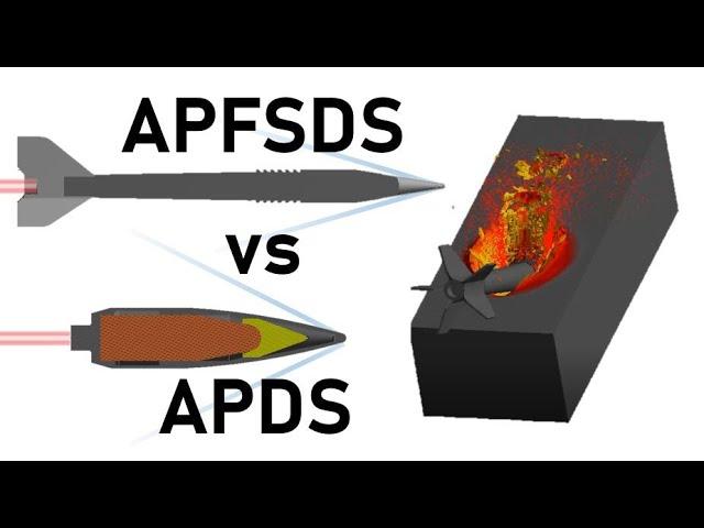3BM9 APFSDS vs L15A5 APDS | 1960's APFSDS vs APDS Simulation | Armour Piercing Developments Vol. 4