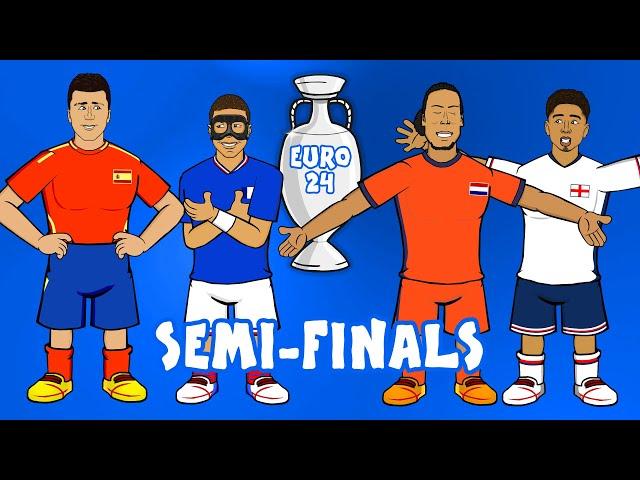 The Semi- Finals of EURO 2024! (Spain vs France Netherlands vs England Semi-Final Preview)