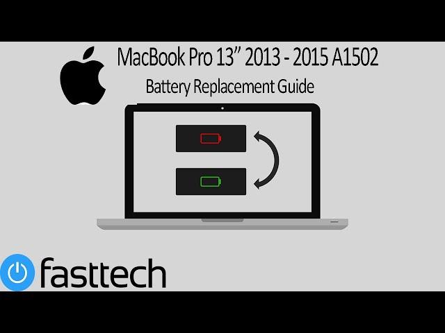 MacBook Pro 13” 2013 - 2015 A1502 Battery Replacement Guide