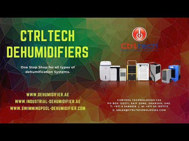 CtrlTech Dehumidifiers Portfolio. | Dehumidifier supplier in Dubai, UAE, Kuwait, & Oman.