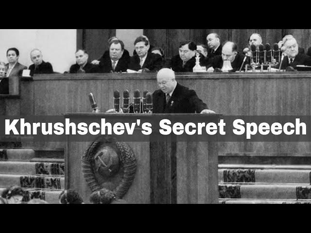 25th February 1956: Nikita Khrushchev delivers his ‘secret speech’ announcing de-Stalinization