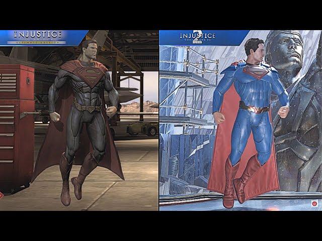 injustice 2 vs injustice gods among us Comparison