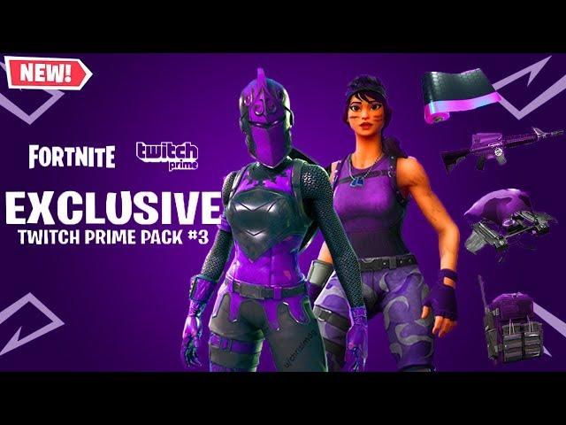 How To Unlock "TWITCH PRIME PACK 3" for FREE in Fortnite Battle Royale! (FREE Twitch Prime Pack 3)