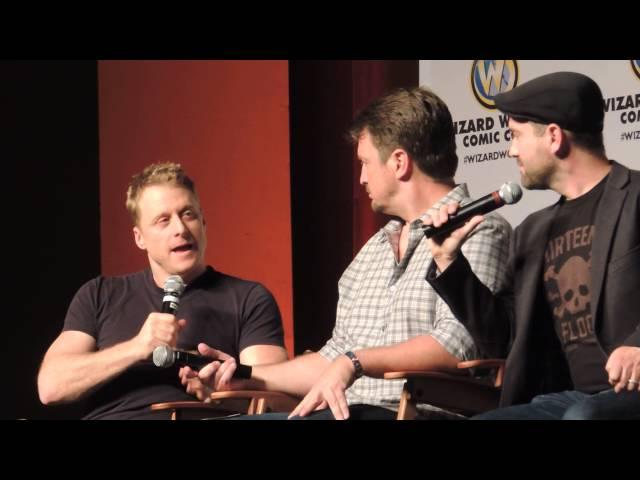 Nathan Fillion and Alan Tudyk Philadelphia Comic Con Panel Part 1/2