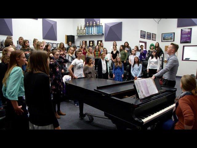 Arvada West Choir Director Chris Maunu