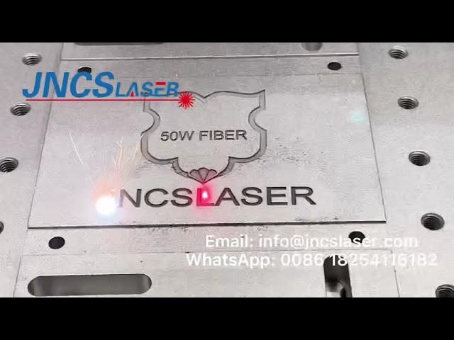 100w fiber laser marking machine for deep marking jncslaser