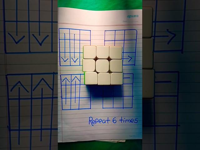 learn how to solve Rubik's cube 3x3  #shots #trending #rubikscube