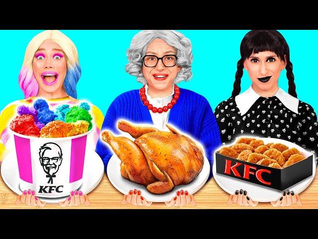 Me vs Grandma Cooking Challenge | Funny Situations and Fails by BaRaDa Challenge