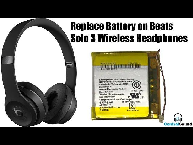 How to Replace Battery on Beats Solo3 Wireless On-Ear Headphones