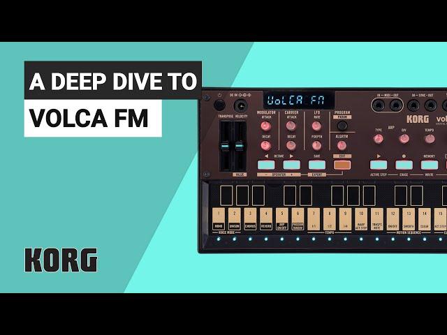 The KORG VOLCA FM complete guide walkthrough tutorial