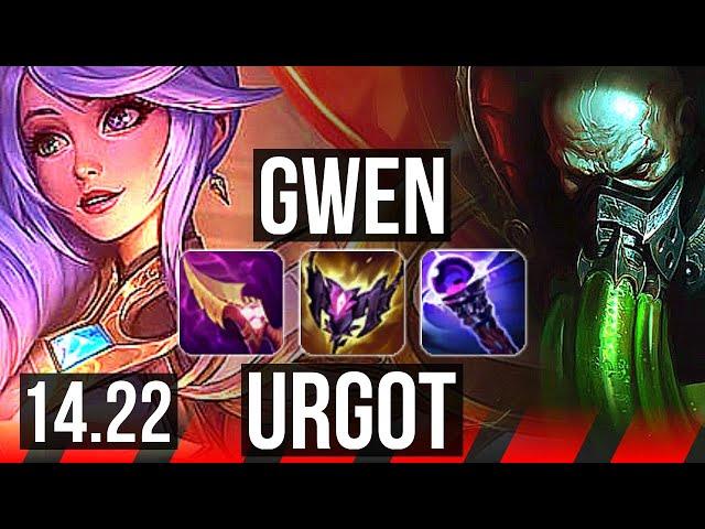 GWEN vs URGOT (TOP) | NA Challenger | 14.22