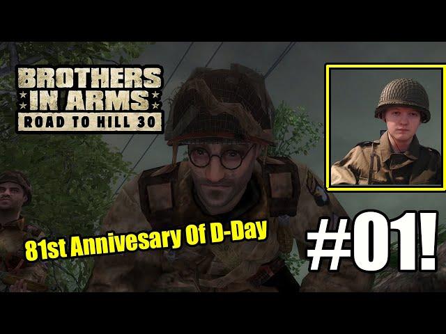 81st Anniversary Of D Day ,Landing Behind German Lines- Brothers In Arms Road To Hill 30 Part 1