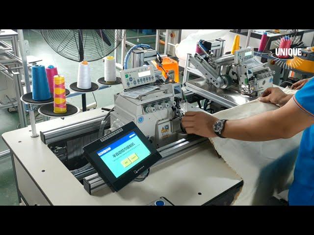 Full automatic overlock sewing machine maquina de coser