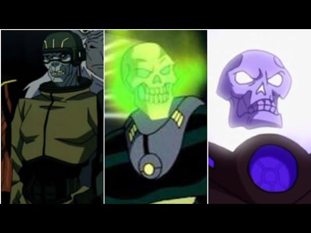 "Atomic Skull" Evolution in Cartoons & Video Games. (DC Comics) (2005-2017)