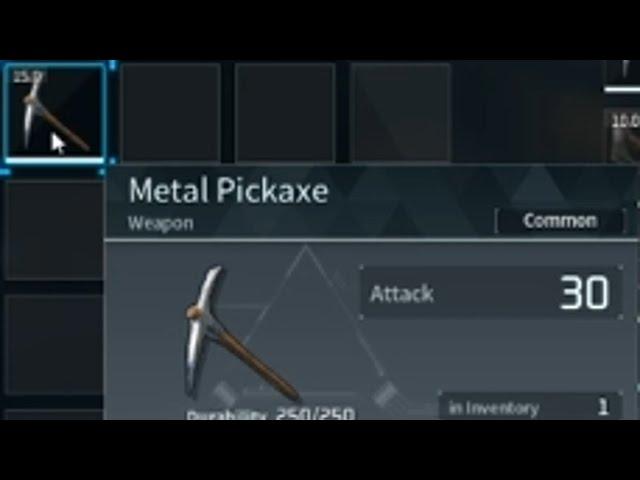 How to Make a Metal Pickaxe in Palworld