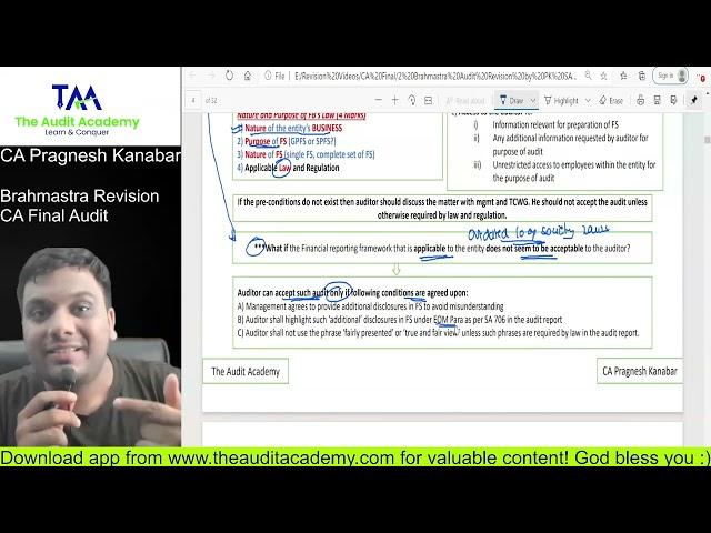 Brahmastra Revision CA Final Audit | SAs | SA 200 series