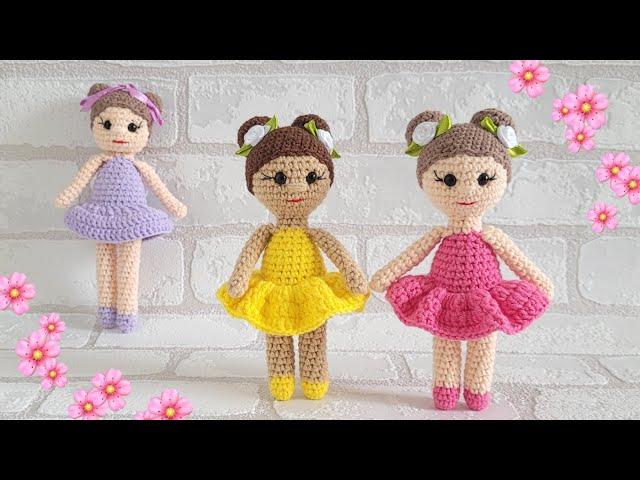 🩰КУКЛА БАЛЕРИНА ВЯЗАНАЯ КРЮЧКОМcrochet doll🩰Häkelpuppe