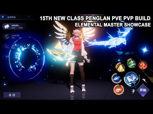 Dragon Raja 15th New Class 澎岚 Penglan PVE PVP Build 2024 - Elemental Master Showcase