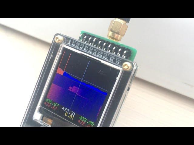 ESPboy Sub1Ghz scanner CC1101