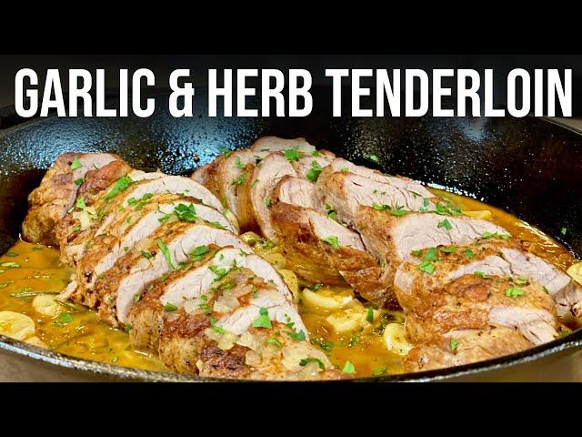 This Pork Tenderloin Recipe is SO EASY, FAST & DELICIOUS!