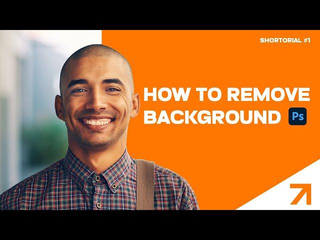 HOW TO REMOVE BACKGROUND IN PHOTOSHOP (5sec) #Shortorial