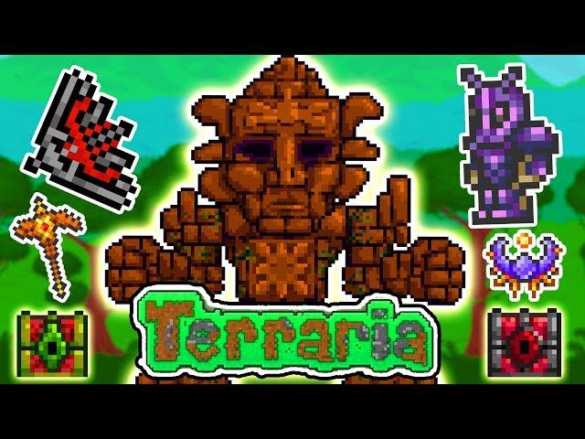 ГОЛЕМ, ВАМПИРСКИЕ НОЖИ И БРОНЯ В TERRARIA 1.3! | ПРОХОЖДЕНИЕ ТЕРРАРИИ 1.3 НА ТЕЛЕФОНЕ #14 (андроид)