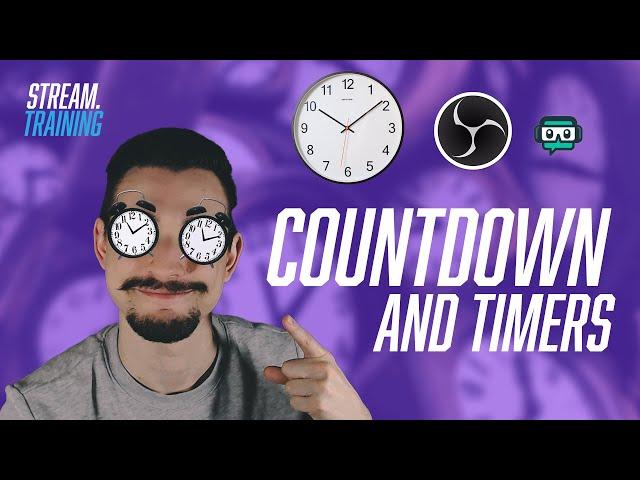 COUNTDOWN TIMER for OBS and Streamlabs for your stream!