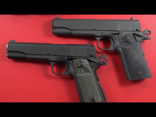 Springfield Armory Mil-Spec 1911 vs. Tisas Service Special 1911