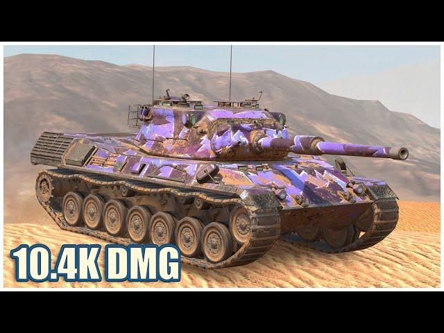 Leopard 1 • 10.4K DMG • 6 KILLS • WoT Blitz