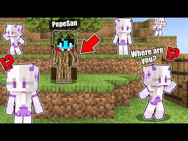 Using CAMO To Cheat in Minecraft Hide & Seek!