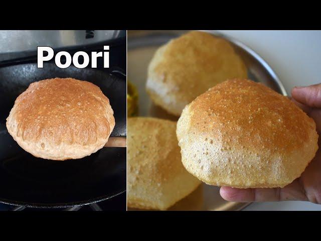 Poori Recipe | How to make Puffy & Soft Poori | Puri Recipe