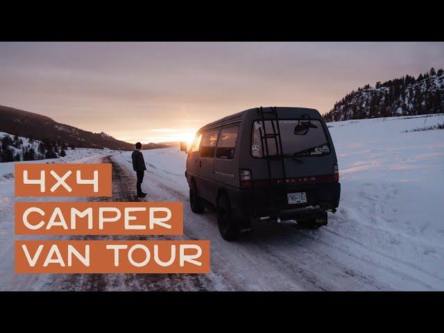 4x4 CAMPER VAN TOUR | Mitsubishi Delica L300 Adventure Build