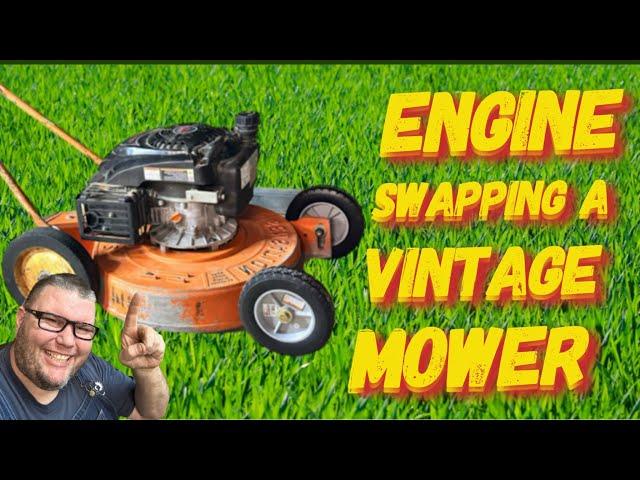 PREDATOR SWAPPING A VINTAGE SENSATION COMMERCIAL MOWER