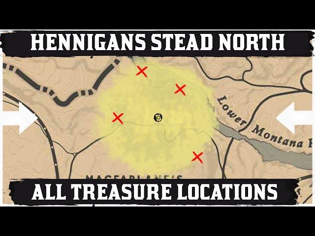 ALL Hennigans Stead North Treasure Location