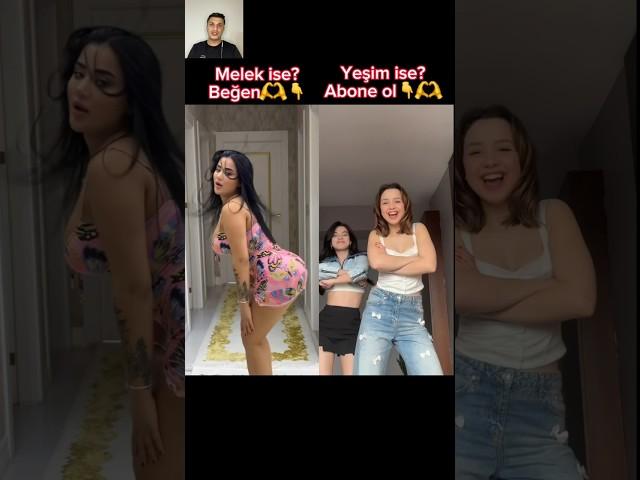 Kim iyi Yapmış? Melek Azad Yeşim Resmi Yeni TikTok Dans Videosu move ya bodynina sky dance #shorta