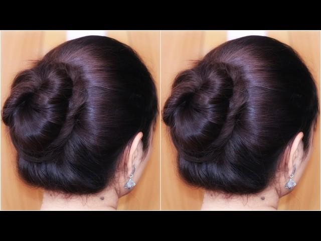 Only Small Pins  Best Hairstyle For Girls! Perfect Super Easy Hairstyle For Everyday |Juda Style