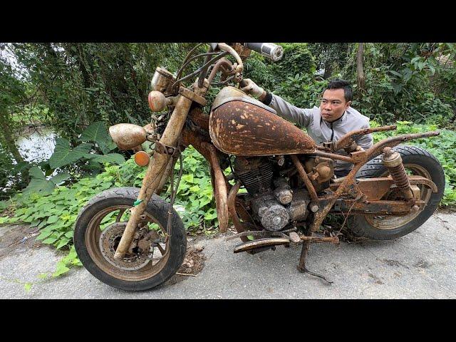 Restore old motorbike | Motorcycle Restoration after being forgotten for a long time