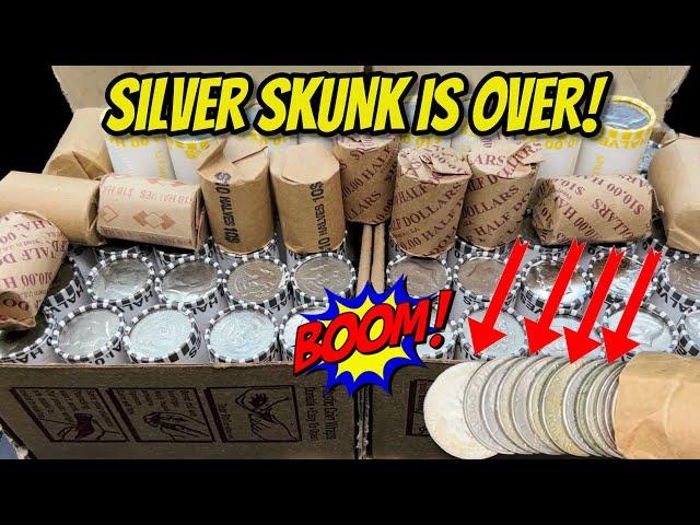 FINALLY CHRISTMAS SILVER!  $1190 Customer and Bank Wrapped Half Dollar Hunt