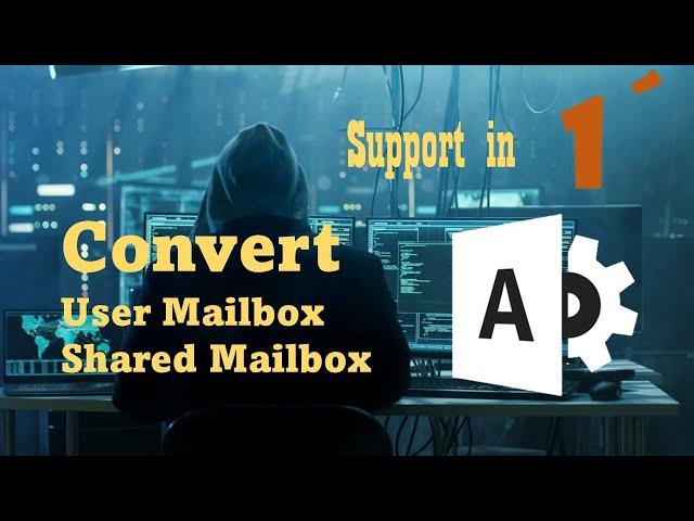 Convert user mailbox to shared mailbox