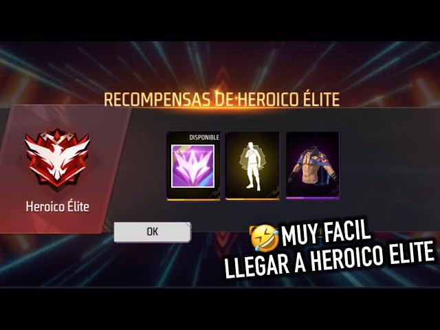 LLEGO a HEROICO ELITE en FF LATAM  *muy facil*